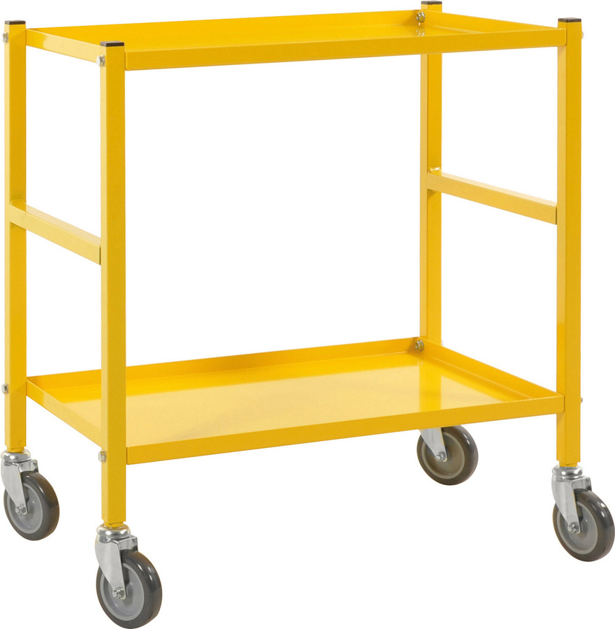 Kongamek Tischwagen in Gelb mit Bremse und Ladefläche B: 62,5 cm, T: 41,4 cm - Bild 1