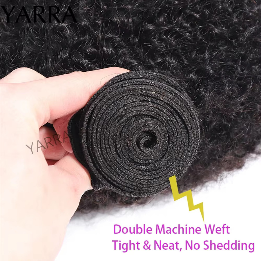 YARRA Afro Kinky Curly Brasilianisches Echthaar-Bündel, Damen - Bild 4