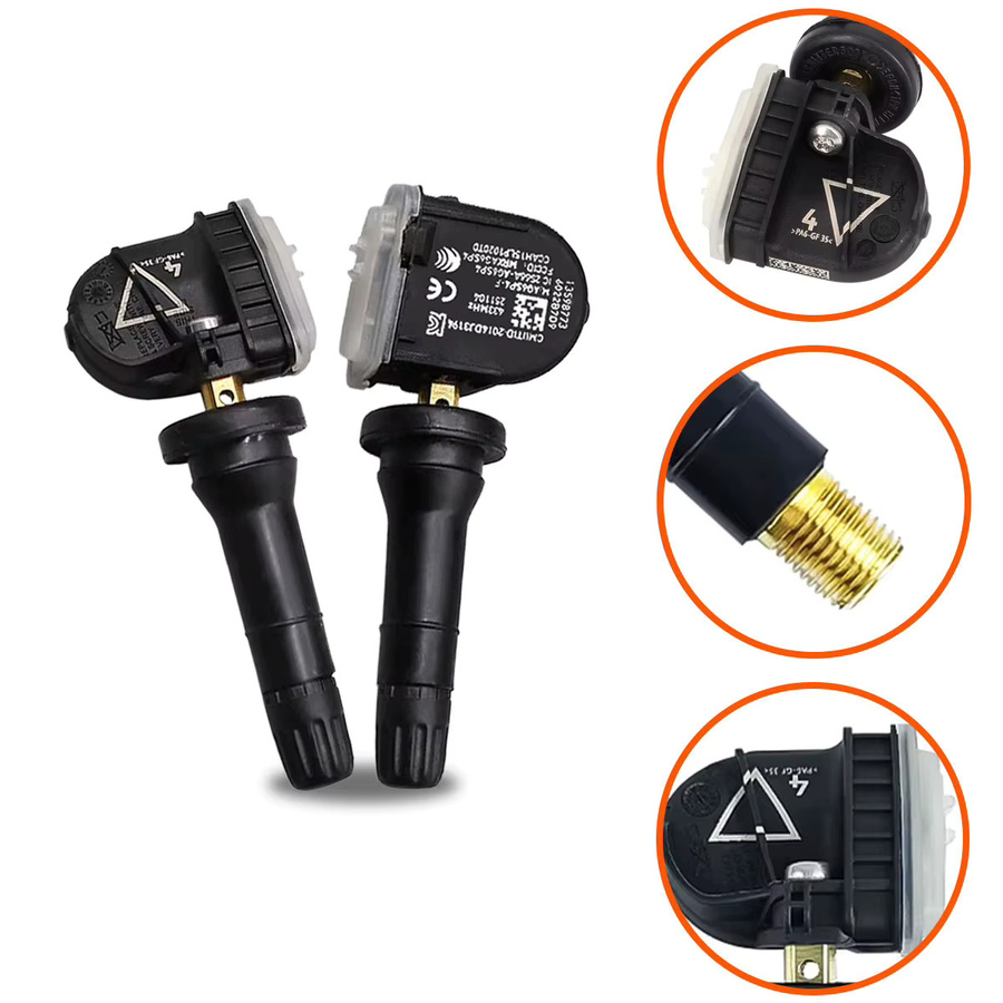 YONGRUN Reifendrucksensor Set 13598773 in Schwarz für Cadillac Buick Chevrolet Reifendrucküberwachungssystem (4/8 Stück) - Bild 5