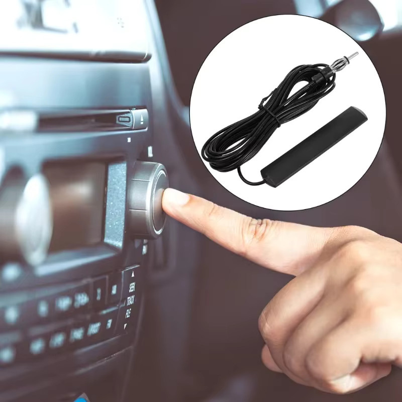 Universal Auto Elektronischer Radio Verstärker 12V AM/FM Antennen Booster in Schwarz - Bild 5