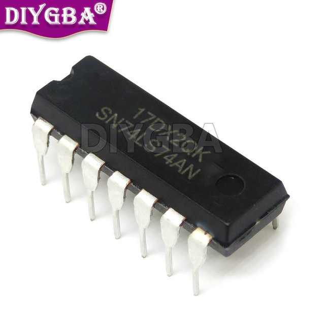 DIYGBA 10 Stück DIP Logik-ICs Set in Schwarz - Bild 1