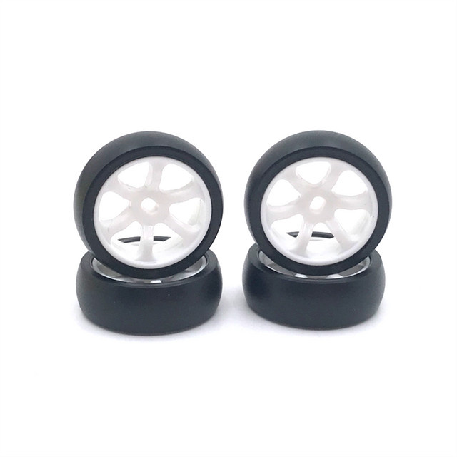 WLtoys RC Car Upgrade Drift Tires Plastic Wheels 1/28 - Bild 1