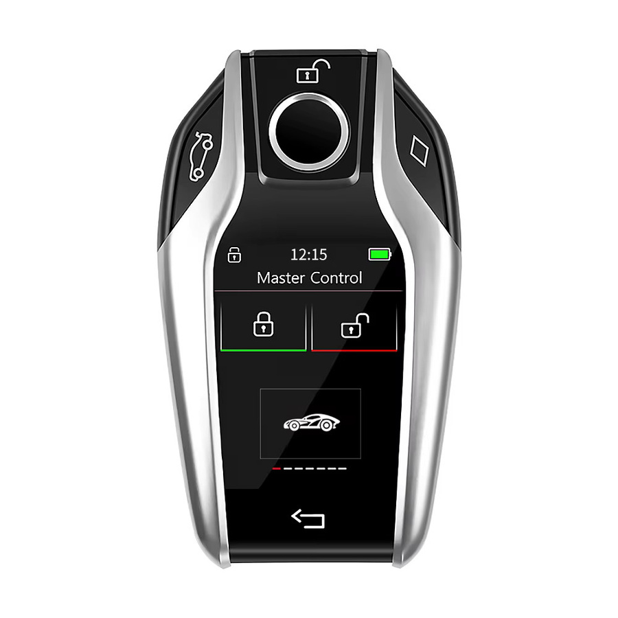 YIQIXIN Universal Modifizierte Smart LCD Key Fernbedienung in Silber für BMW, Benz, Audi, Kia, Ford, Jaguar, Land Rover, Porsche, Lexus, Hyundai, Nissan und VW - Bild 3
