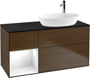 V&B Waschtischunterschrank Finion in Weiß lackiert, Breite: 120 cm, Tiefe: 50,1 cm, Höhe: 50,1 cm - Bild 1