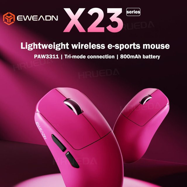 EWEADN X23 X23 Pro X23 Max Kabellose Gaming Maus Tri-Mode PAW3311 56 g Leichtgewicht mit geringer Latenz - Bild 1