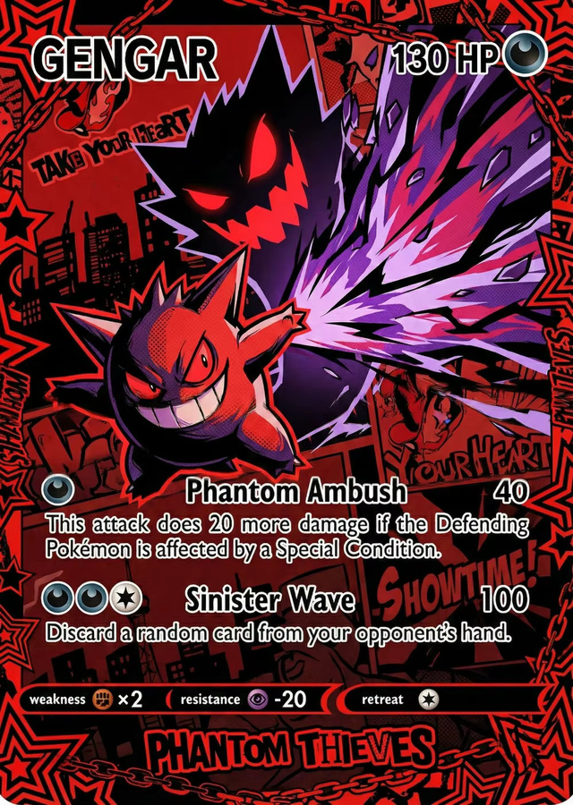 Potdemiel Pokémon Gengar Sammelkarten, Nachfüllpack, 5-teiliges Set - Bild 2
