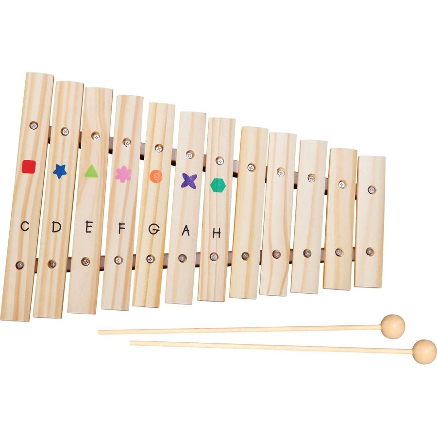 Boogie Bee Holz Xylophon mit 12 Noten für Kinder ab 3 Jahren - Bild 1