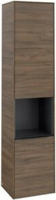 Villeroy & Boch Hochschrank Subway 3.0 mit Glastüren in Blau und Braun, B/T/H: 40 x 36,2 x 171 cm - Bild 1