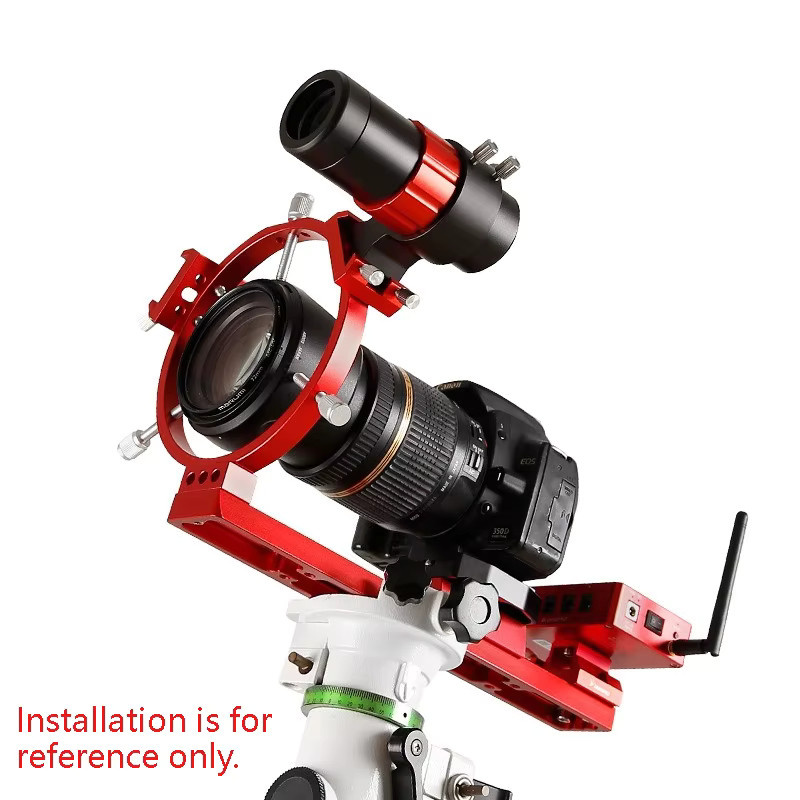 Angeleyes Multifunktionales Kamera Fotografie Ständer Set mit Astronomischem Teleskop Äquatorialer Guide Star in Rot - Bild 3