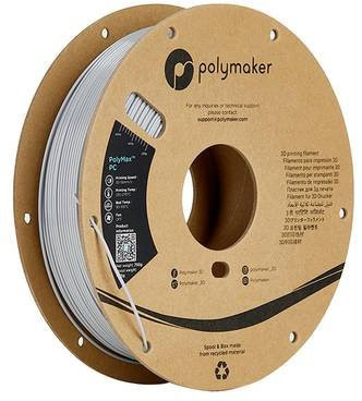 Polymaker PolyMax PC Filament Polycarbonat schlagfest und hitzebeständig 1.75mm Grau 750g - Bild 1