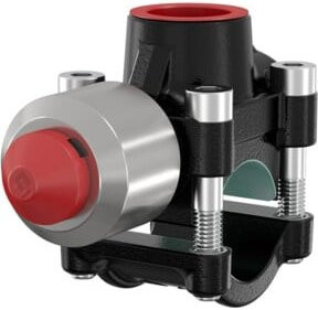 Flamco Anschlusskupplung T-Plus DN 65xRp 1 1/4 aus Messing mit Auslösemechanismus - Bild 1