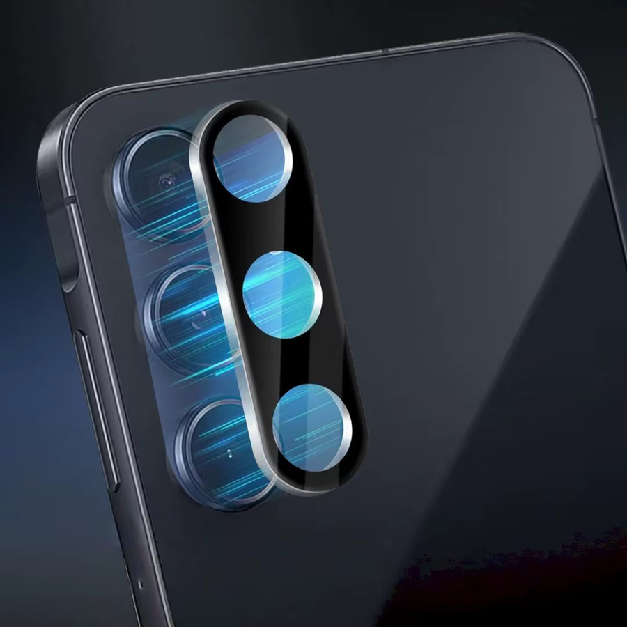 2 Stück Kameraschutz für Samsung Galaxy Serie (A57 A37 A17 A56 A36 A55 A35 A15 A14 A54 A16 S26 S25 S24 S23 Ultra FE Plus) in Schwarz und Transparent - Bild 4