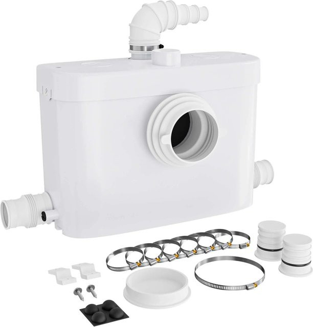 XPOtool 3in1 Kleinhebeanlage mit Häcksler für Schmutzwasser und Fäkalien, 450W, Weiß - Bild 1