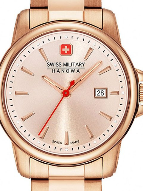 Swiss Military Hanowa Armbanduhr, Quarz, Edelstahl, Roségold, 32 mm, Damen - Bild 1