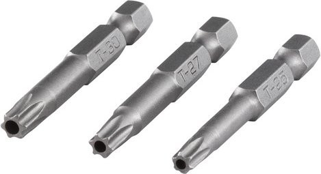 Wolfcraft Schraubendreherklinge 1/4 Zoll Sechskant in Silber - Bild 1