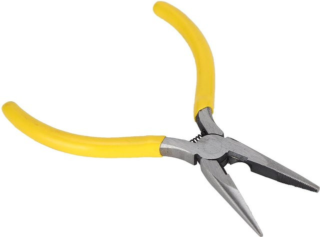 GoolRC Multifunktionale Spitzzange aus Edelstahl für DIY Perlen Schmuck Basteln in Gelb - Bild 1