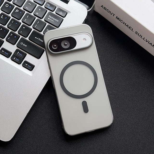 Magnetische Handyhülle für Google Pixel 10, 9 Pro XL, 10a und 9a, ultra dünn und mattiert, transparent, stoßfest und kompatibel mit kabellosem Laden - Bild 1