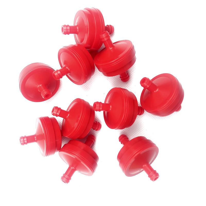 Kkmoon Inline Kraftstofffilter 1/4 Zoll Ersatz für Briggs Stratton 298090, 4105, 298090S in Rot - Bild 4