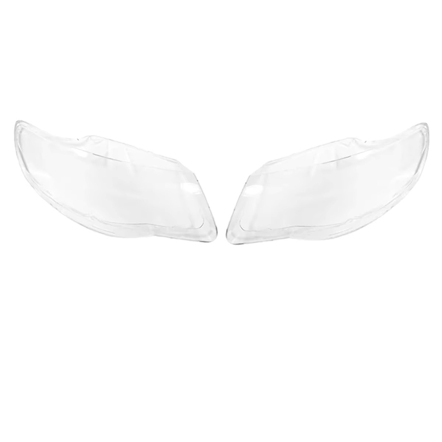 F.Q.D.CAR Scheinwerfer Objektiv Abdeckung für Volkswagen VW Touareg 2007 bis 2010, Transparent - Bild 2