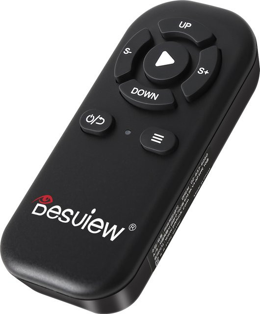 Desview Bluetooth-Fernbedienung für Teleprompter in Schwarz, kompatibel mit iOS und Android Smartphones sowie Tablets, inklusive Teleprompter-App - Bild 1