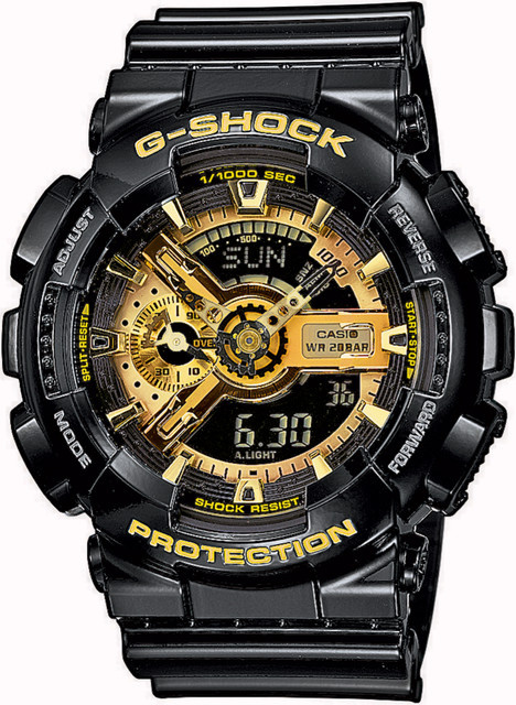 Casio G-Shock Armbanduhr, Analog-Digital, Quarz, Kunststoff, Herren - Bild 1