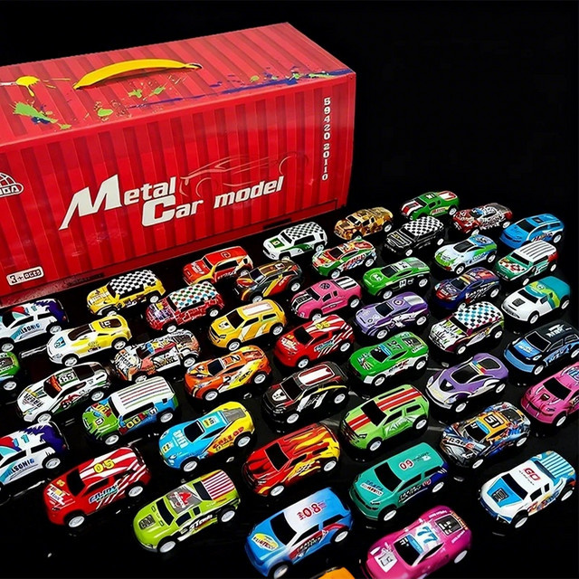 CONUSEA Mini-Legierungsauto Rückzieh-Fahrzeugmodell, Metall, Bunt / Mehrfarbig, Set / Bundle - Bild 1