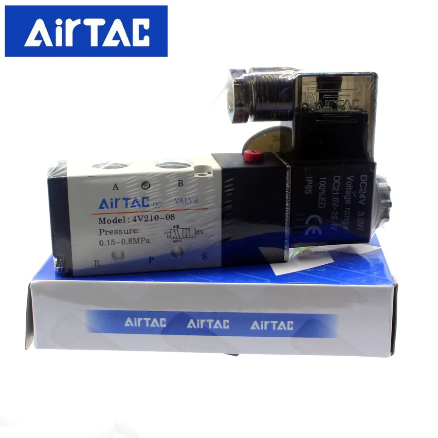 AIRTAC Magnetventil 4V210-08 Steuergerät Luftventil Umkehrventil mit 220V Spule - Bild 2