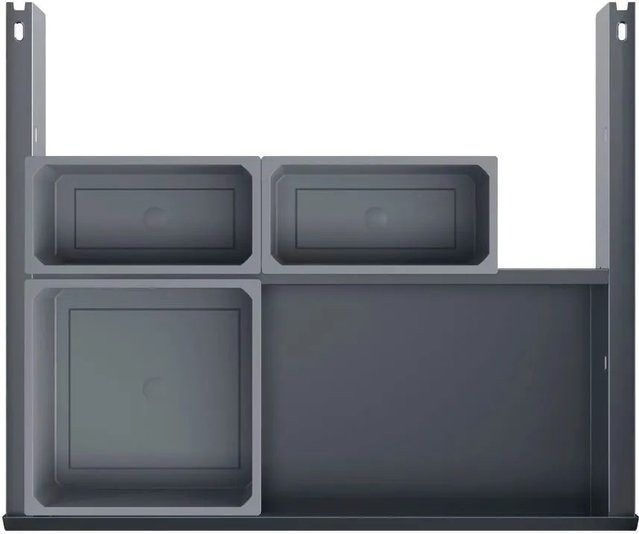 Vauth-Sagel Einbau-Abfallsammler Envi Drawer mit 2 Behältern, Korpusbreite: 60 cm, Farbe: Lavagrau - Bild 1
