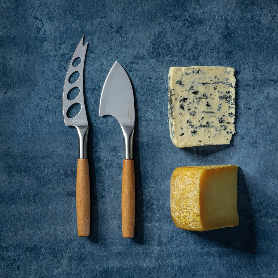 Stanley Rogers Käsemesser-Set für Weich- und Hartkäse, 2-teilig, Silber - Bild 2