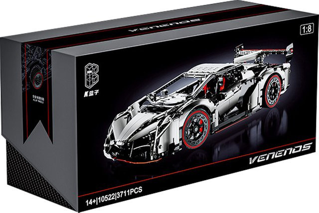 kbox Sportwagen Bausteine, technisches Modell, 3711 Teile, ab 14 Jahre - Bild 1