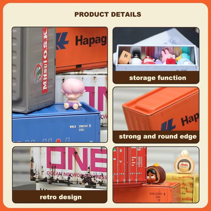 Bandai Mini-Eisen-Aufbewahrungsbox aus Metall in Multicolour als kreative Desktop-Dekoration und Sammlerbox für Kleinteile - Bild 4