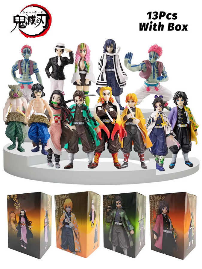 Bandai Demon Slayer Figur, Kamado Tanjiro, Azuma Zenitsu, Nezuko, PVC Modell - Bild 7