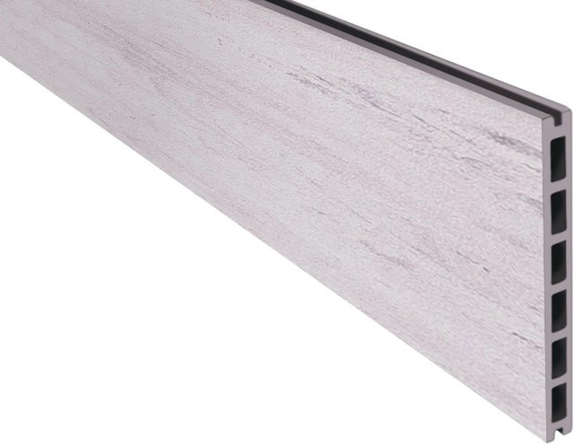 T & J Gotland-Serie WPC-Steckzaunsystem Zaunlamelle in Sand, B: 20 cm, H: 179,5 cm, T: 2 cm - Bild 1