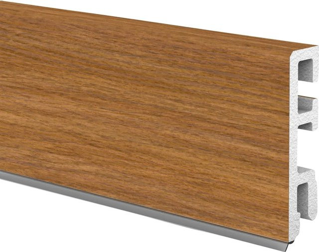 Döllken Profiles Hartschaumleiste Cubica 60 sk Kiefer Country in Beige/Braun, B/H: 60 mm x 14 mm, Länge: 2500 mm - Bild 1