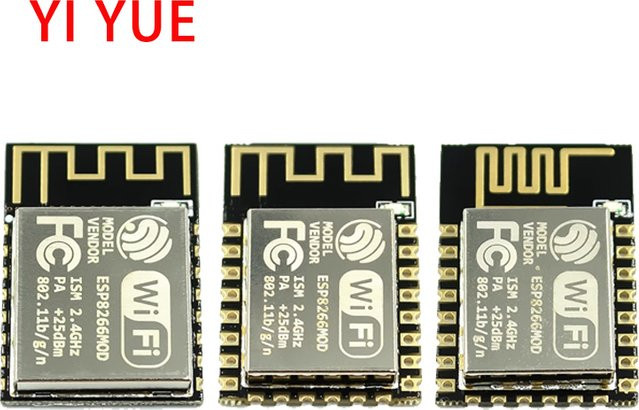 ESP8266 Serielles WLAN-Modul ESP-12E ESP-12F ESP12S in Schwarz - Bild 1