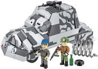 Cobi Konstruktionsspielzeug Set mit Panzerwagen, Soldaten und historischen Dioramen im Maßstab 1:35 - Bild 1