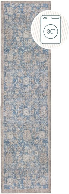 Flair Rugs Vintageteppich Orelia Blau-Beige B: 60 cm, L: 230 cm - Bild 1