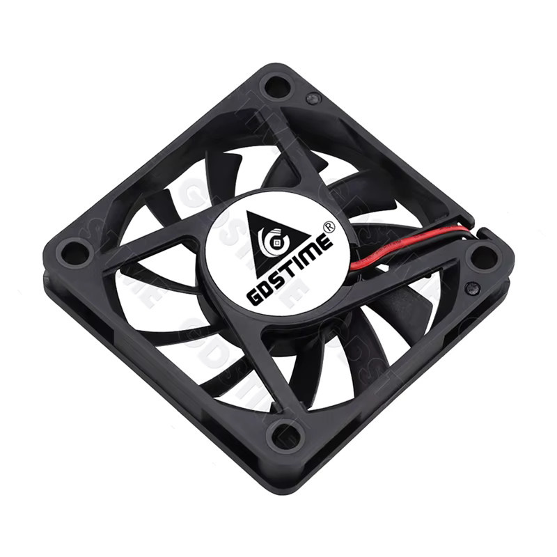 Gdstime Axial-Lüfter 6010 Dual Ball für PC-Gehäuse und CPU-Kühlung, Schwarz, B/T/H: 60 x 60 x 10 mm - Bild 4
