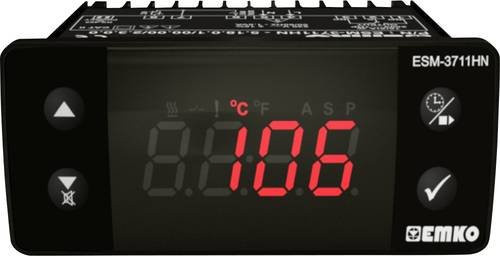 Emko ESM-3711-HN.2.12.0.1/00.00/1.0.0.0 2-Punkt-Regler Temperaturregler PTC Schwarz B/T/H: 76 x 65 x 35 mm - Bild 1