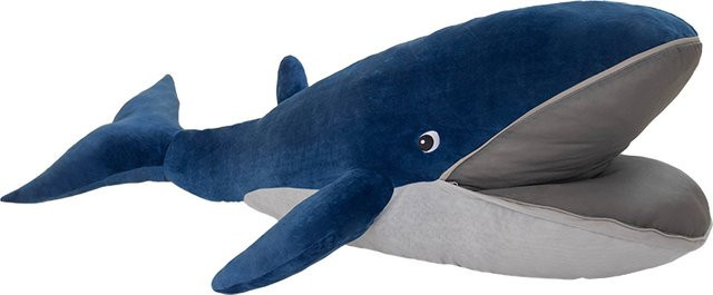 TANGJANE Blauwal Plüschtier, blau, Seefischpuppe - Bild 1