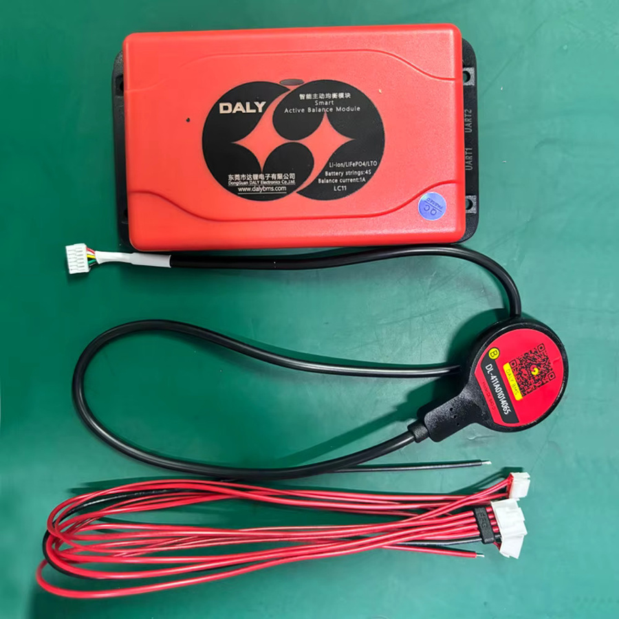 DALY Software Active 1A Balancer mit Bluetooth UART für LI-ION Lifepo4 LTO Batteriepacks, Farbe: Rot - Bild 3