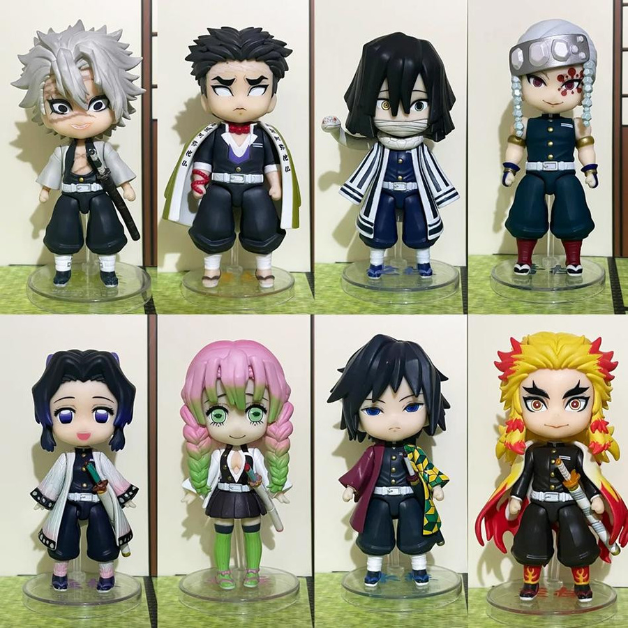 Yiran toy 1 Demon Slayer Kimetsu no Yaiba Q-Version Figuren 6-teiliges Set - Bild 4