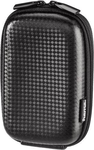 Hama Hardcase Kameratasche Carbon Style in Schwarz mit Innenmaß B: 65 mm, H: 105 mm, T: 30 mm - Bild 1
