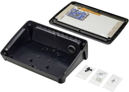 Bopla BoPad BOP 10.1 P-9005 Touchscreen-Monitor 10.1 Zoll in Schwarz mit HDMI und USB-C, 1024 x 600 Pixel und Hintergrundbeleuchtung - Bild 1