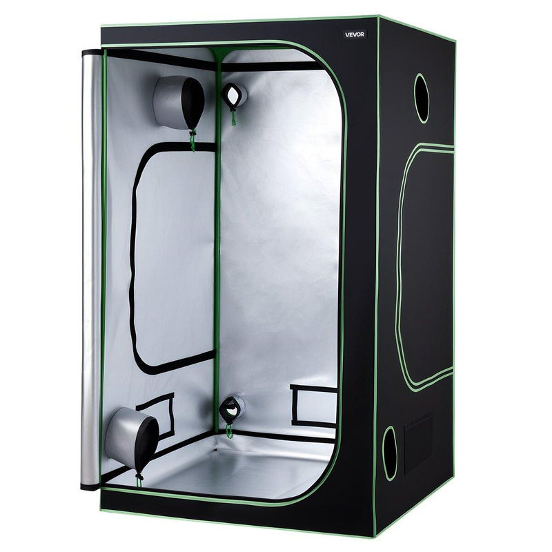 Indoor Grow Zelt Buying Solutions MB, Schwarz und Grün, 600D Hochreflektierendes Mylar, B/T/H: 120 x 120 x 200 cm - Bild 8