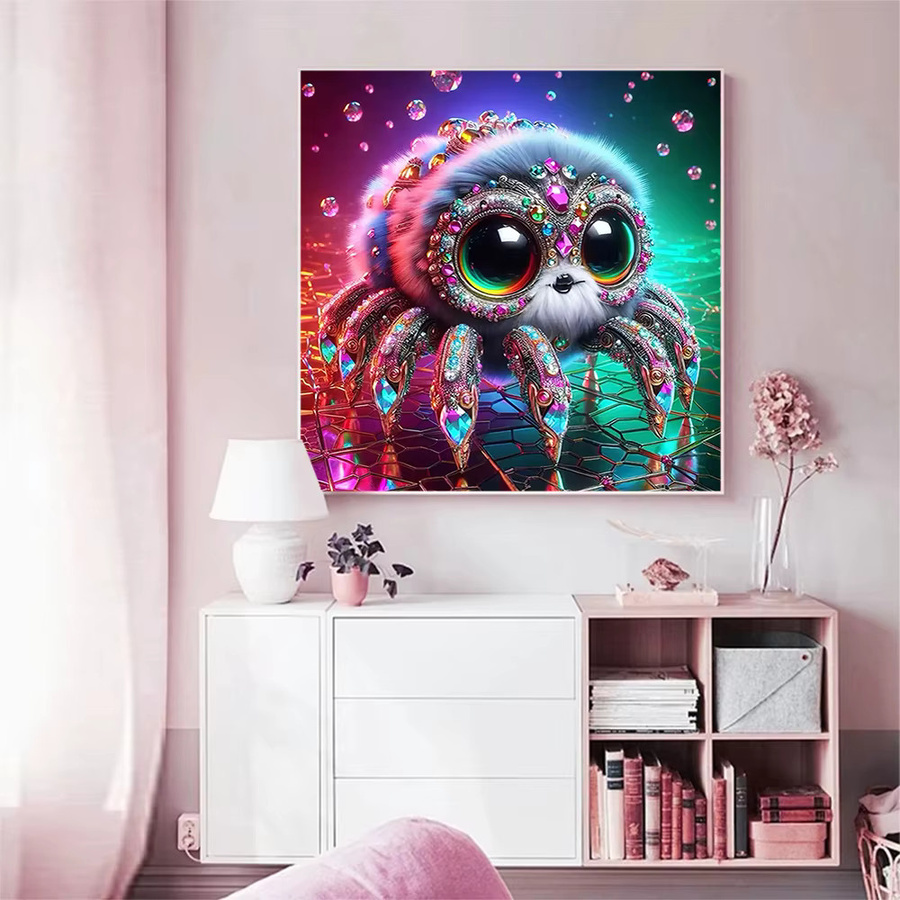Huacan Diamond Painting Set Spinne Cartoon Insekt Mosaik DIY Kunst Kit Multicolor B/B/H: 20 x 20 x 20 cm - Bild 3