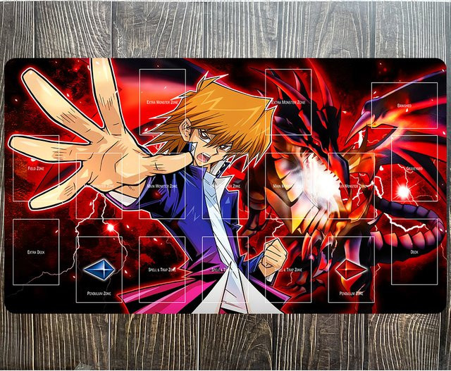 Yu-Gi-Oh Red-Eyes Black Flare Dragon Spielmatte - Bild 1