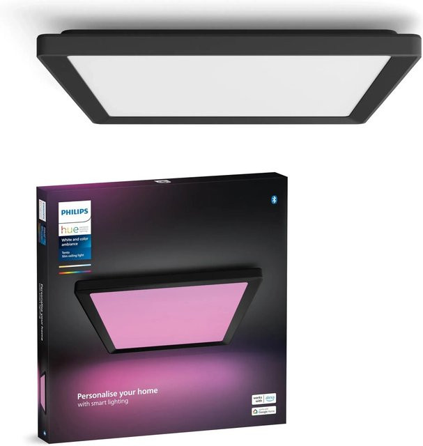 Philips Hue LED-Panel Tento White & Color Ambiance M Schwarz B/B: 39,5 x 39,5 cm - Bild 1
