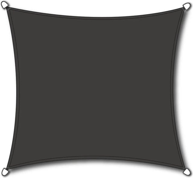 Siena Garden Sonnensegel Solino quadratisch Grau aus HDPE-Gewebe B/B: 360 x 360 cm - Bild 1