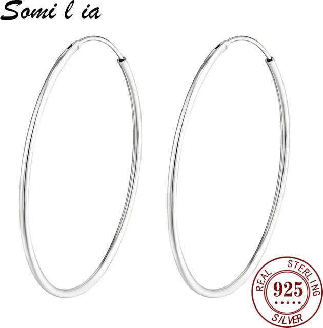 Somilia Creolen, Sterling Silber, Damen, 10-90mm - Bild 1